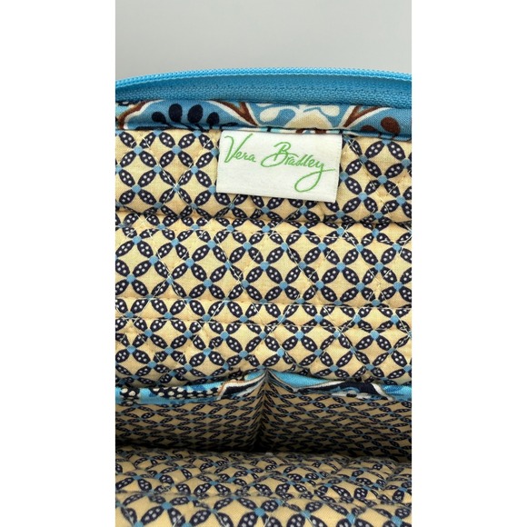 Vera Bradley Marina Paisley Quilted Cotton Mini Backpack Blue Floral Bag main image 10
